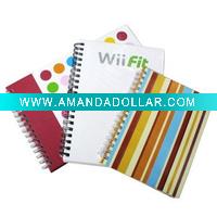 Spiral Bound Diaries(spiral note pad,pp cover note book)