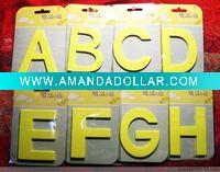letter shape memo pad