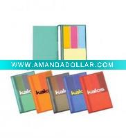 Plastic memo pad pen