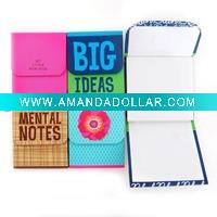 Memo pad with magnet
