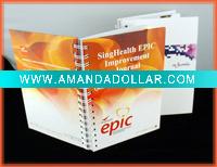 sprial binding notepad notebook