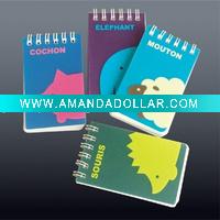 Top-spiral bound notebook