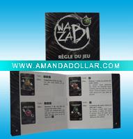 colorful pocket brochure