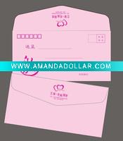 Wholesale Pink envelope printing
