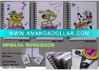 colorful notebook