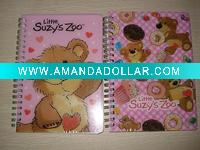 spiral PP cover notebook,notebook,notepad