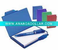 Wholesale pocket notebook with pen