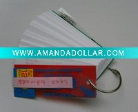 notebook cards