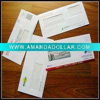 Window envelope printing