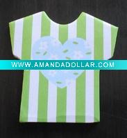 sticky note of cloth