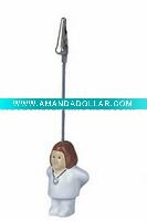 woman doctor shape memo holder