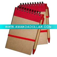notebook,environmental notebook, Recycled paper notebook