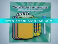 Magnet dry erase notes