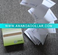 removable sticky note with paper box