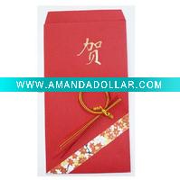 Red paper envelope