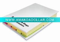 hard-cover memo pad