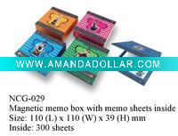 cute memo box with 300 sheets inside