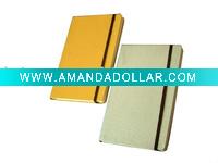 Wholesale notebook with paper pocket on back cover