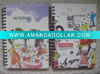 cute lover spiral memo pad