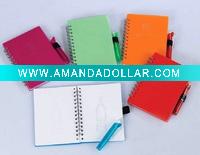 Promotional Mini Notebook Diary Book with Pen