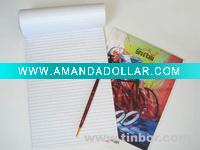 memo pad with cover