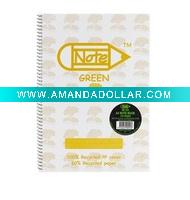 spiral notebook