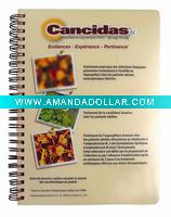 Wholesale pp cover spiral notebook