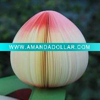 Wholesale The stem is made of real twig fruit sticky memo paper