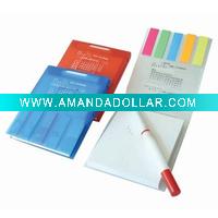 Wholesale Plastic Notebook with 2011calendar