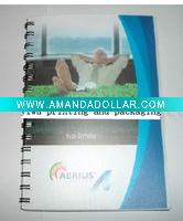 spiral notebook