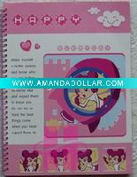 spiral notebook