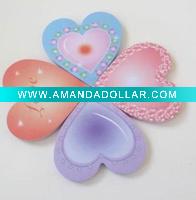 Wholesale heart shaped memo pad