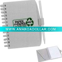 Wholesale Pocket Eco Jotter With Pen