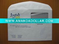 envelope with clear window