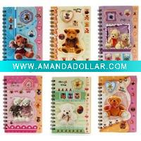 bears spiral notebook