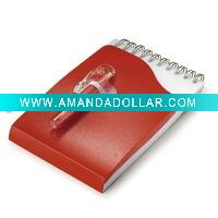 Wholesale PP notebook with pen