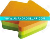 Wholesale die-cut sticky note/memo pad/note pad