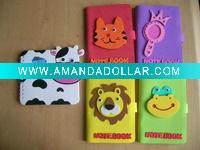 Wholesale Cute EVA foam animal notebook