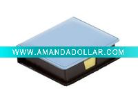 sticky memo with leather box