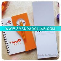 Wholesale Promotional Spiral Notebook with Pen (WF-9018)