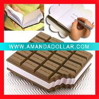 promotional soft pvc Chocolate notebook