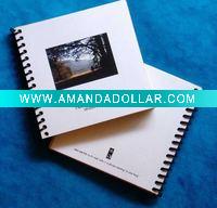 Wholesale spiral notebook with back pocket
