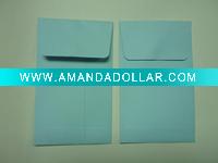 Wholesale blue pocket envelope Size:DL/C5/B6 and 146*110mm