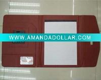 Wholesale ZJ-O-01042 PU Leather calculator Organizer