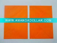 Wholesale 100g orange ordinary paper envelope for gift card