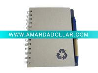 Wholesale notebook and pen set ECO diary