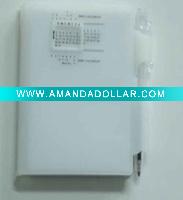 Wholesale PP memo box with 2008 calendar and pen