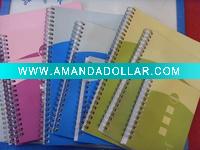 Wholesale School notebook(pp cover,white board cover),spiral notebook