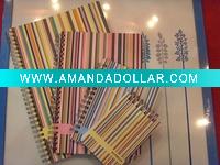 Wholesale spiral notebook(pp cover,white board cover),school notebook