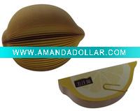 lemon shaped memo pad